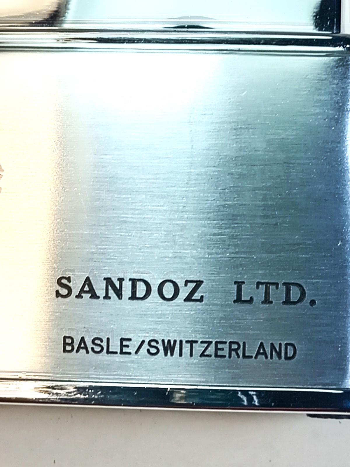 Vintage SANDOZ LIGHTER LARGE, LSD pharmacy Switzerland extra rare
