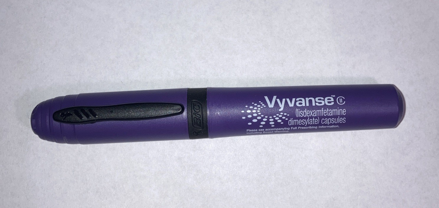 VYVANSE Purple Drug Rep Pharmaceutical Highlighter BIC 2008 RARE