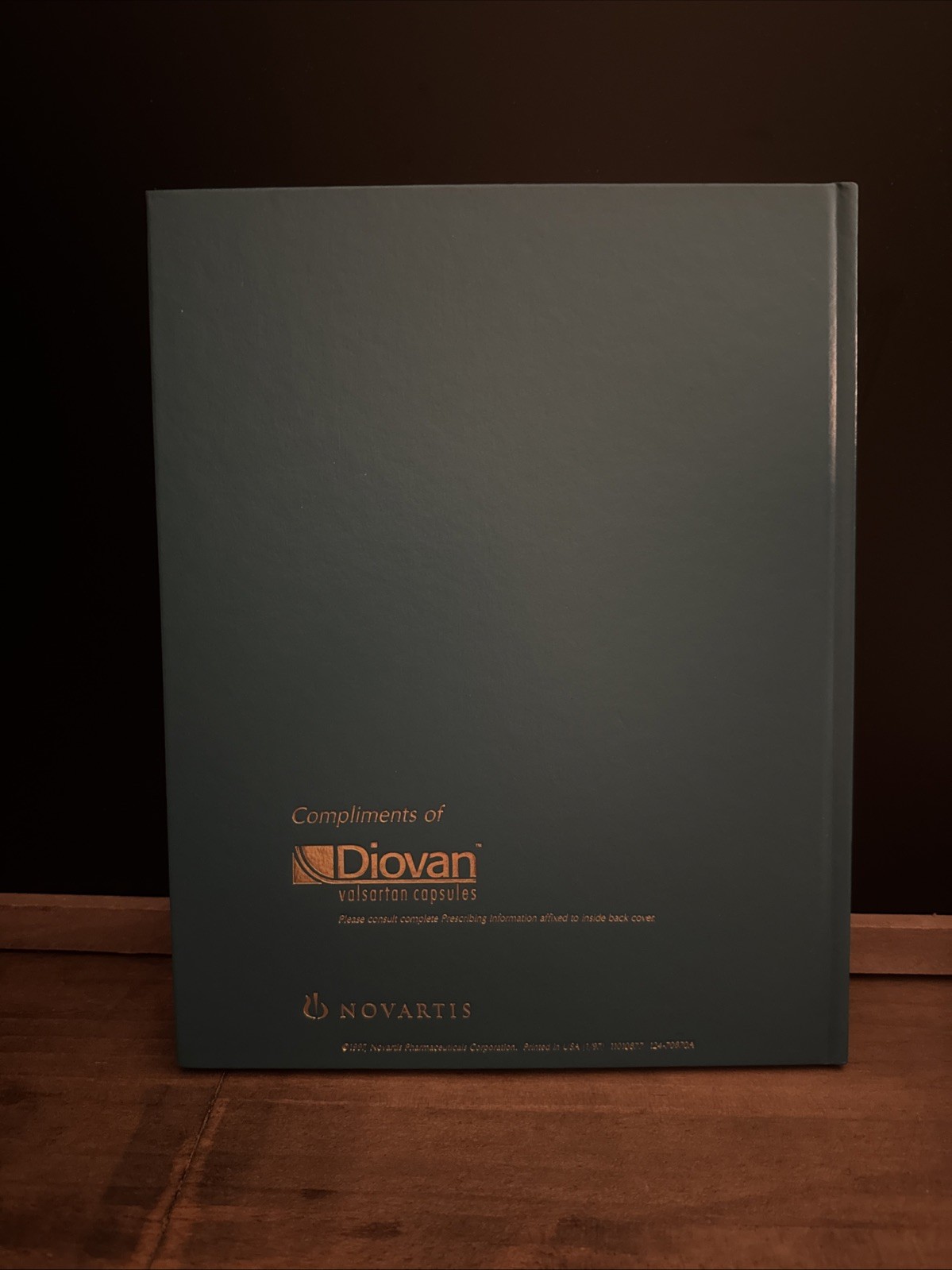 Pharmaceutical Norvatis Promo DIOVAN Cardiovascular Anatomy Hardcover Book