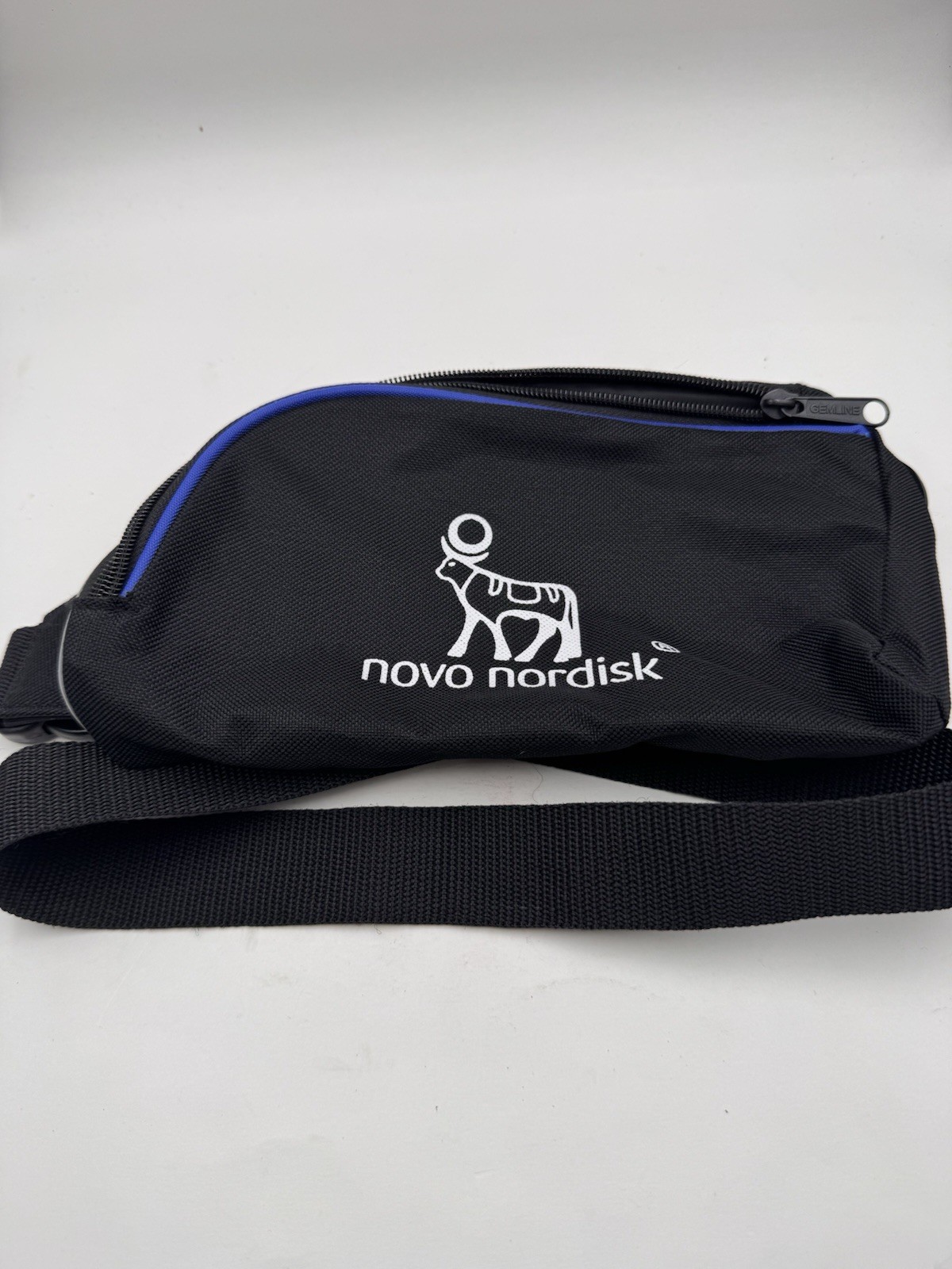Novo Nordisk Sling Crossbody Bag Gemline Pharma Promo GLP-1 Black Blue