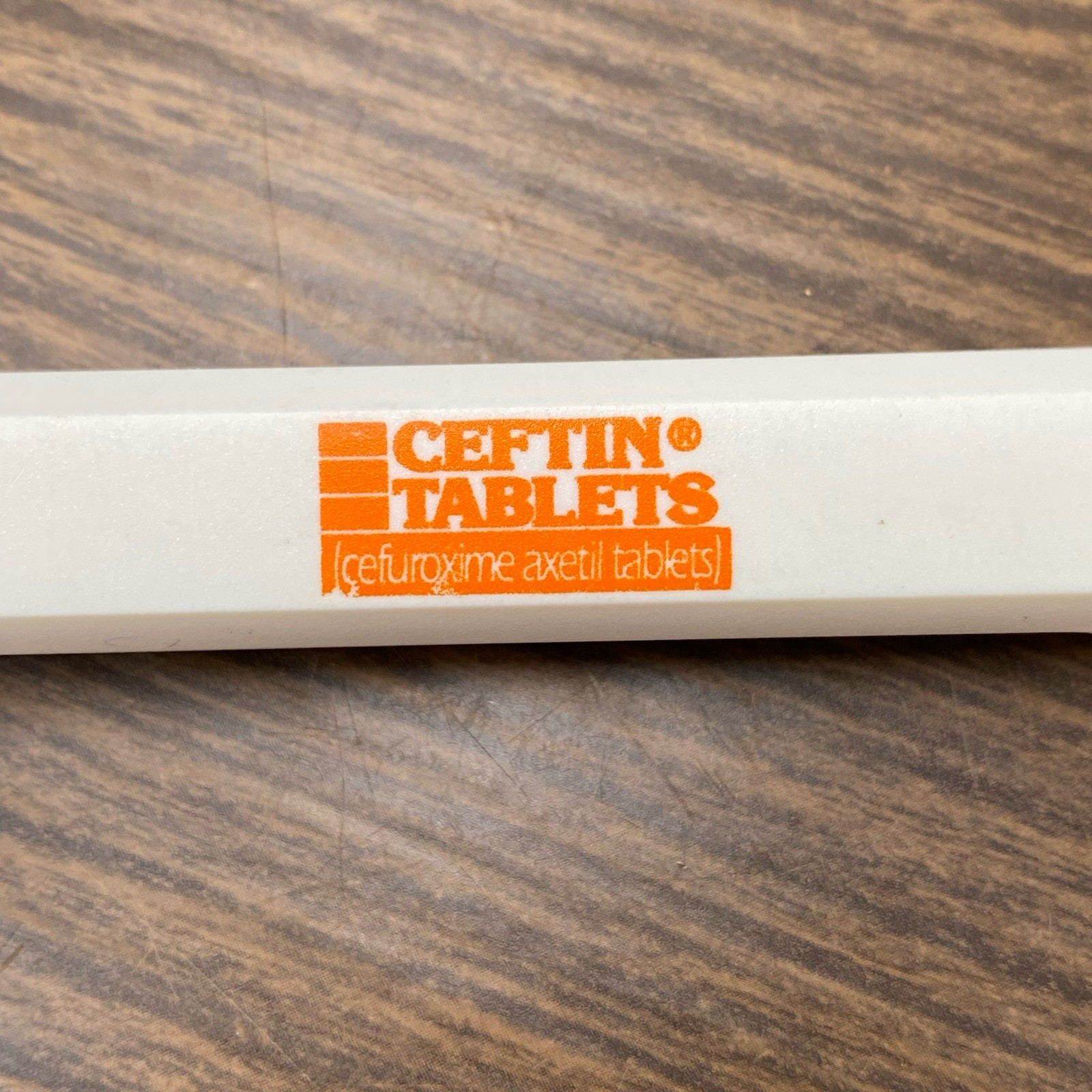 VTG Pharmaceutical Advertising CEFTIN cefuroxime axetil RX Drug Rep Highlighter
