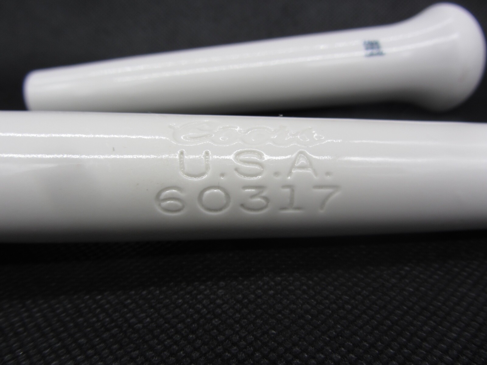 Vtg Coors USA Pestle Porcelain Apothecary Lab (2 Lot) 6-Inch #60317 Lg/#520-1
