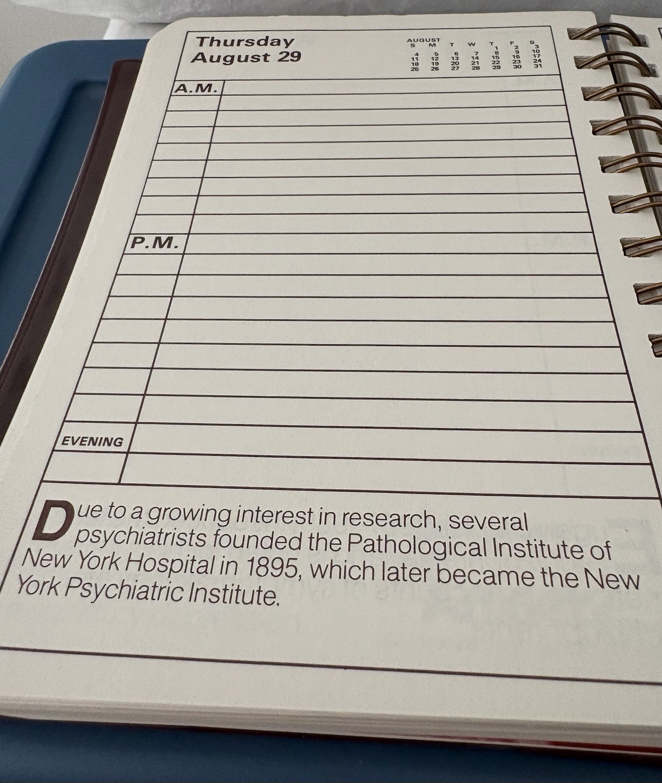 VTG 1985 ATIVAN SPIRAL DOCTOR’S DIARY, NOTEBOOK, PHARMA DRUG REP LOGO NEW NOS