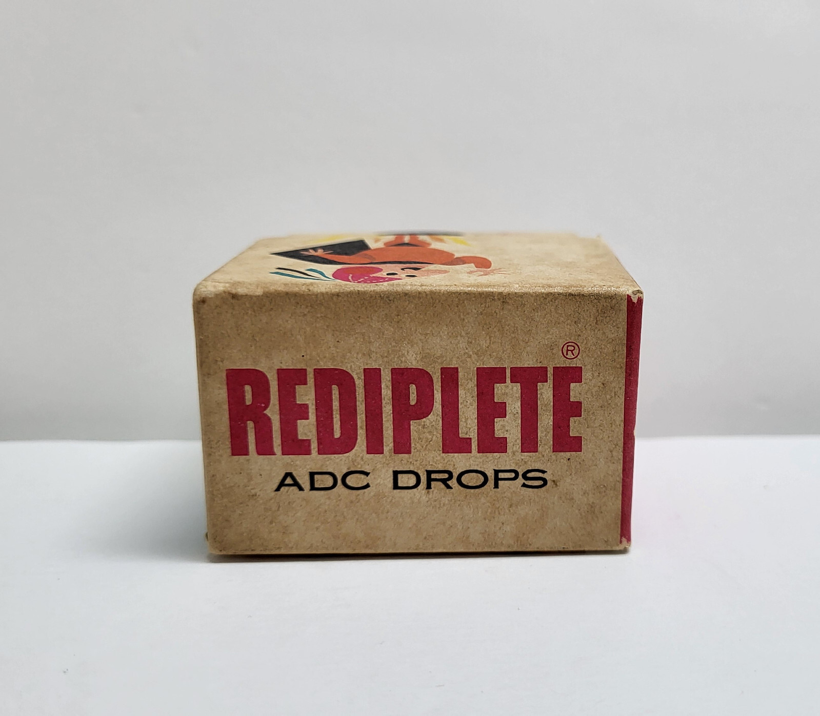 Vintage 1960’s Merck, Sharp & Dohme Circus Theme Rediplete Pediatric Vitamin Box