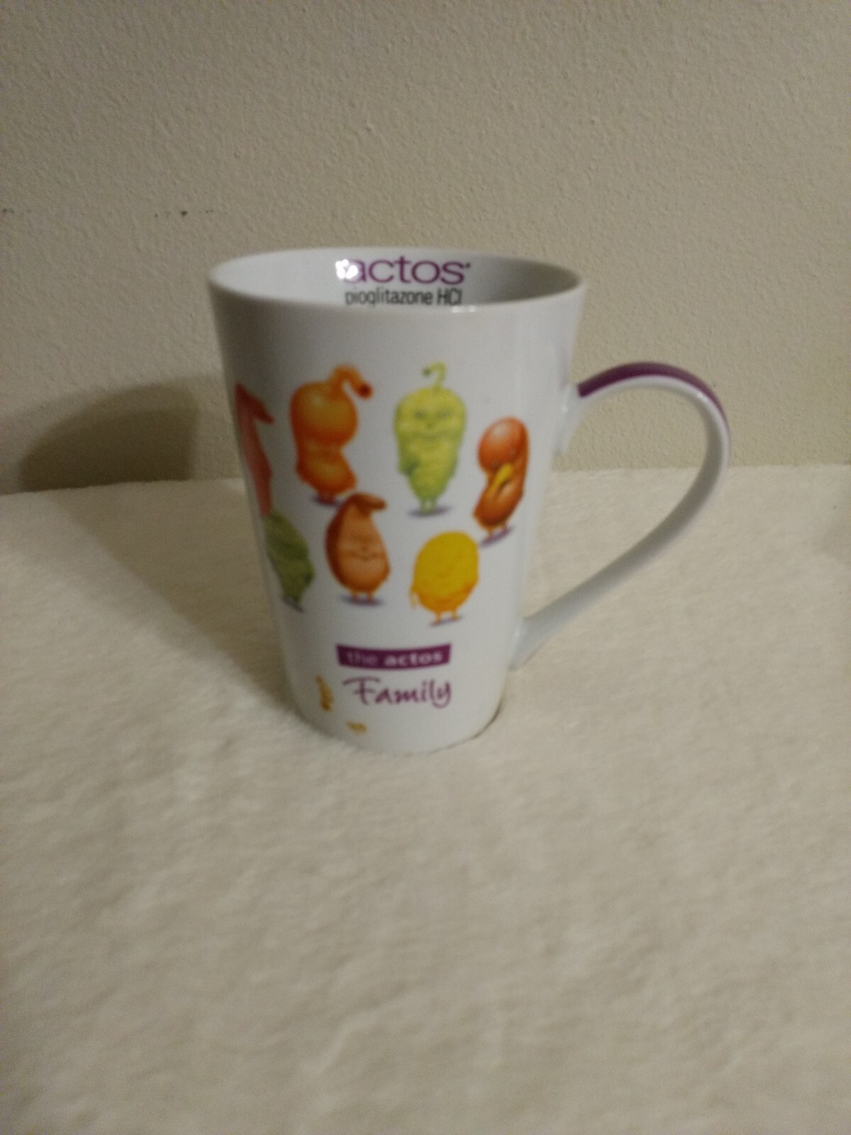 Actos Pioglitazone HCI Coffee Cup Mug 16oz Multicolored