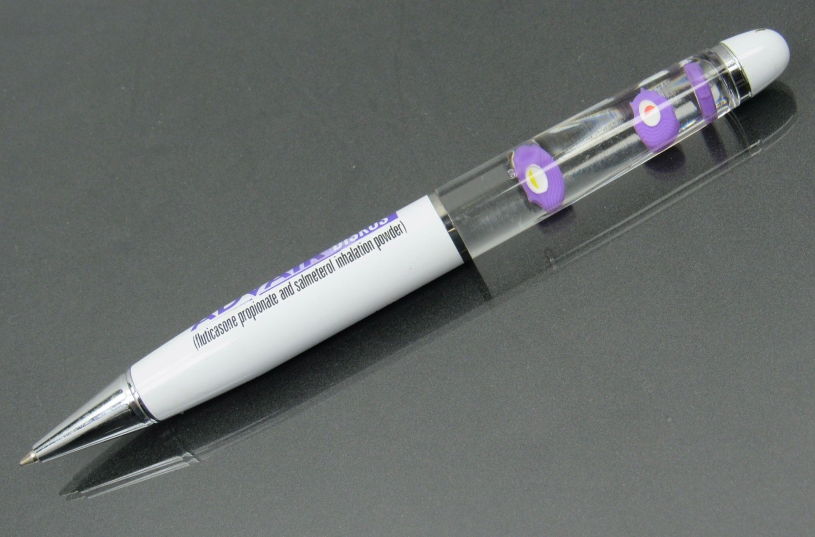 Advair Lot Floating Diskus PEN + Sticky Pad Drug Rep Pharmaceutical Advertising