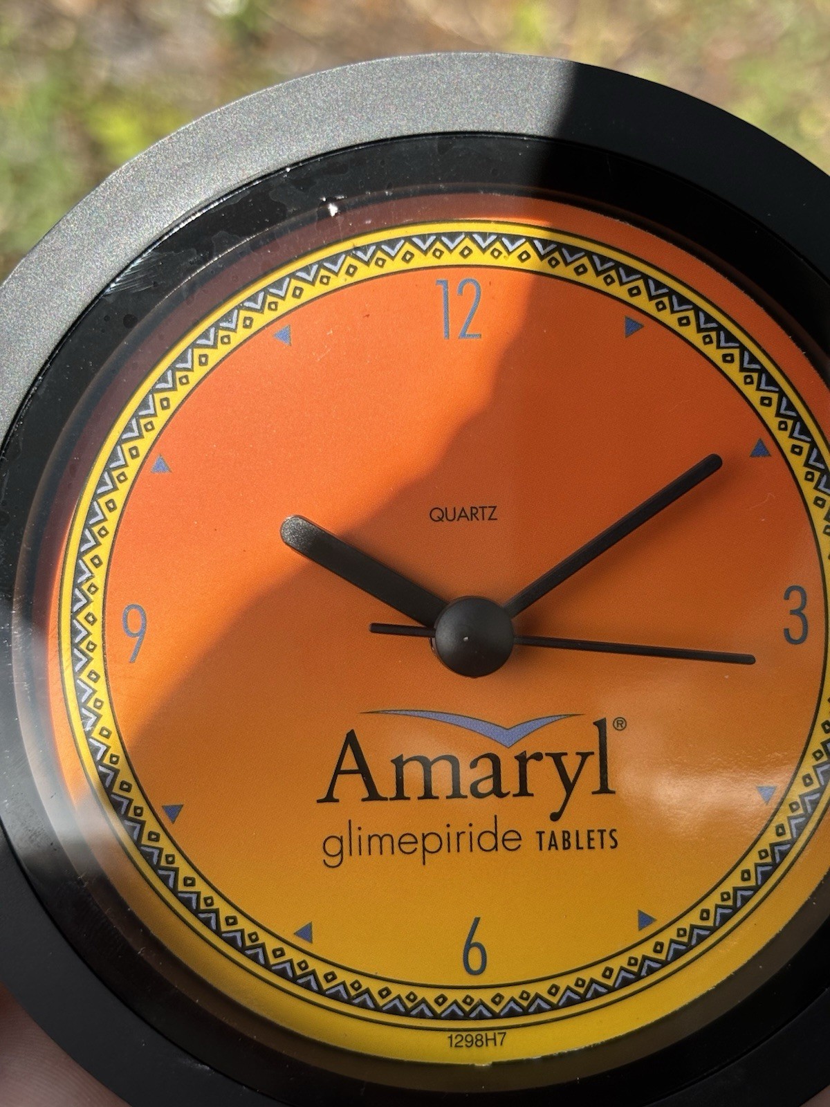 AMARYL GLIMEPIRIDE TABLETS PHARMACEUTICAL DIABETES DRUG REP CLOCK – WORKING