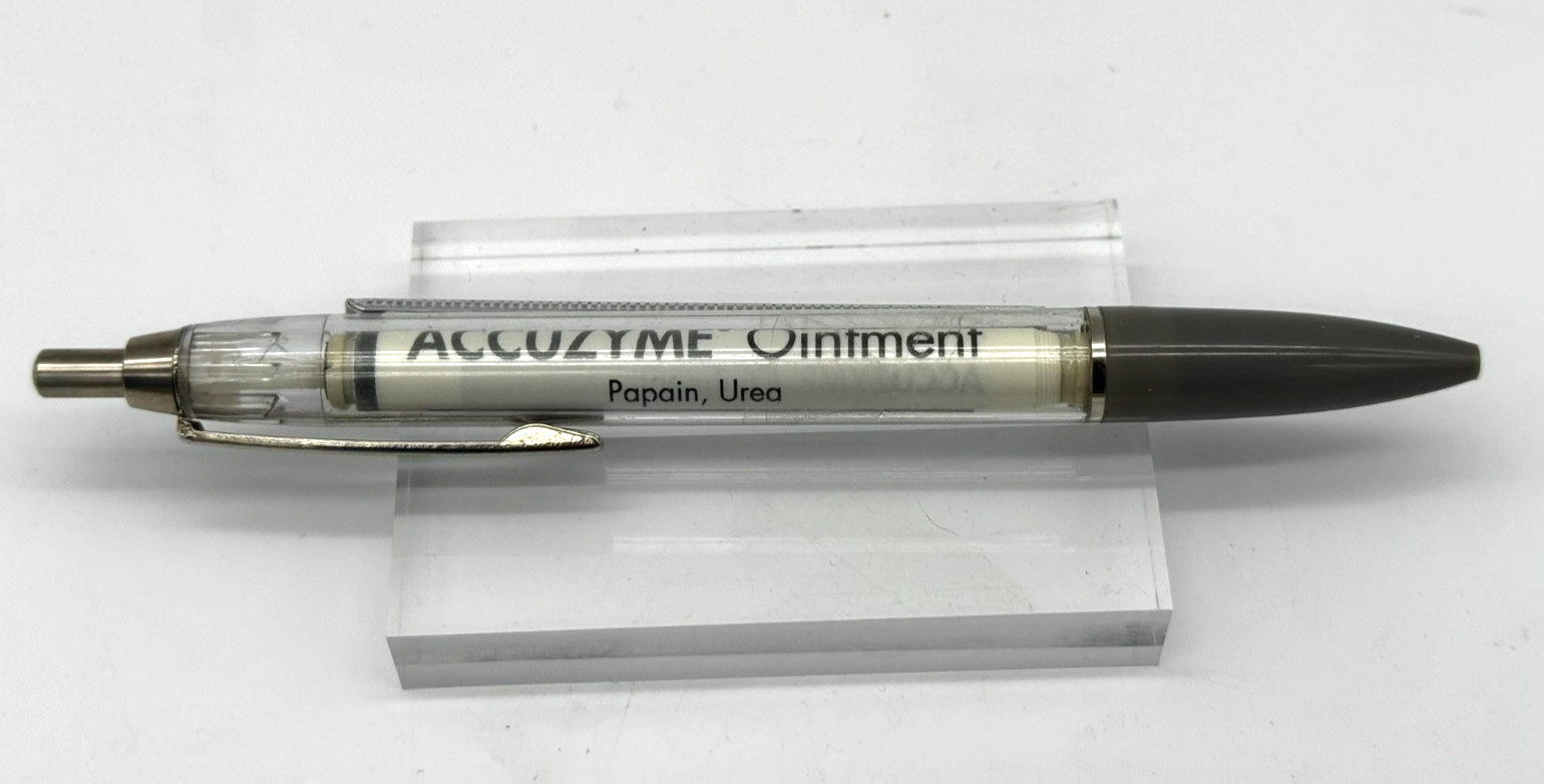 Accuzyme Ointment Pen w/Scroll Pharmacy Swag Wound Care Pharmacist Gift