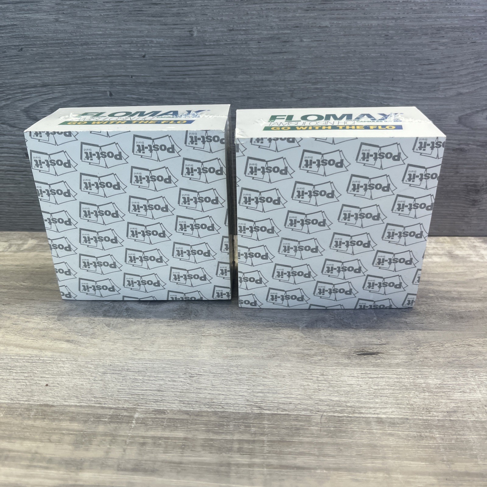 Flomax Pharmaceutical Rep Advertising Post It Notes Cube Sealed New Lot 2