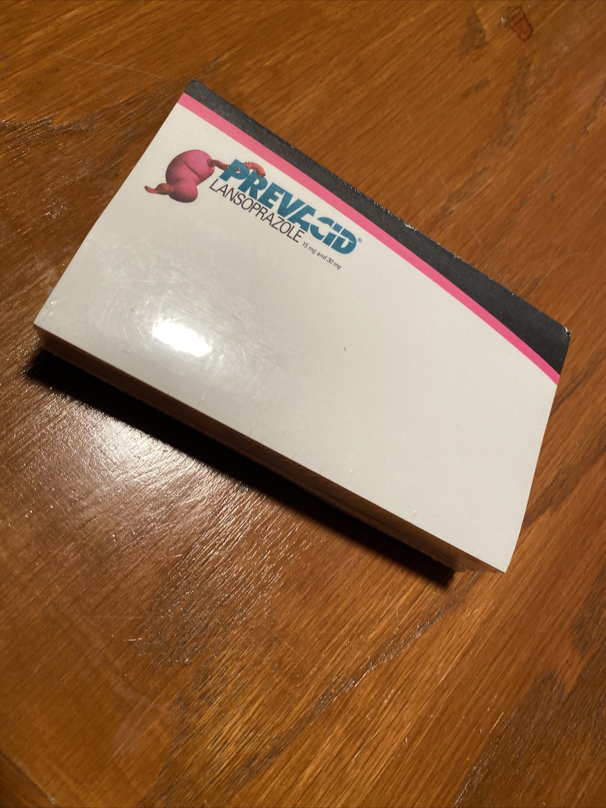 VTG RARE 5 SEALED Prevacid Note Pad Drug Rep Pharmaceutical Advertising