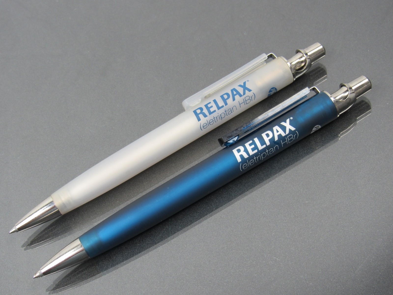Pfizer Relpax Lot Metal & Plastic PENS Drug Rep Pharmaceutical Promo Advertising