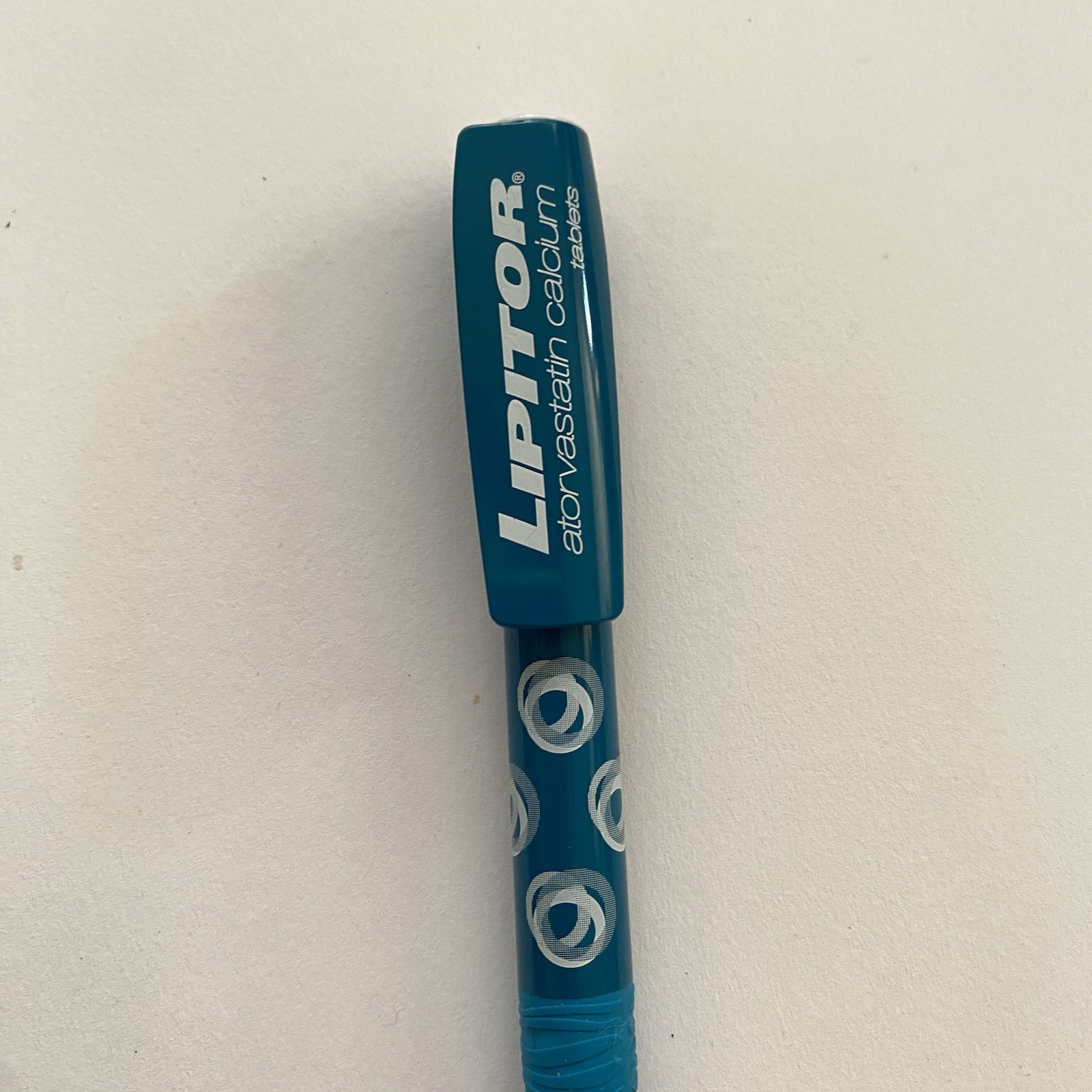 Lipitor Pharmaceutical Drug Rep Ballpoint Pen Blue White New