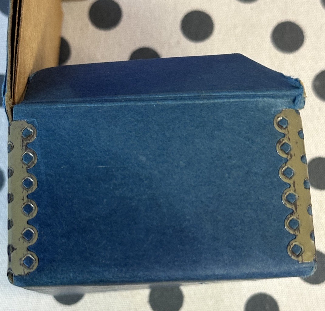 Vintage Pharmaceutical Cardboard Box W/Metal Corners Empty Abbott Labs Medicine