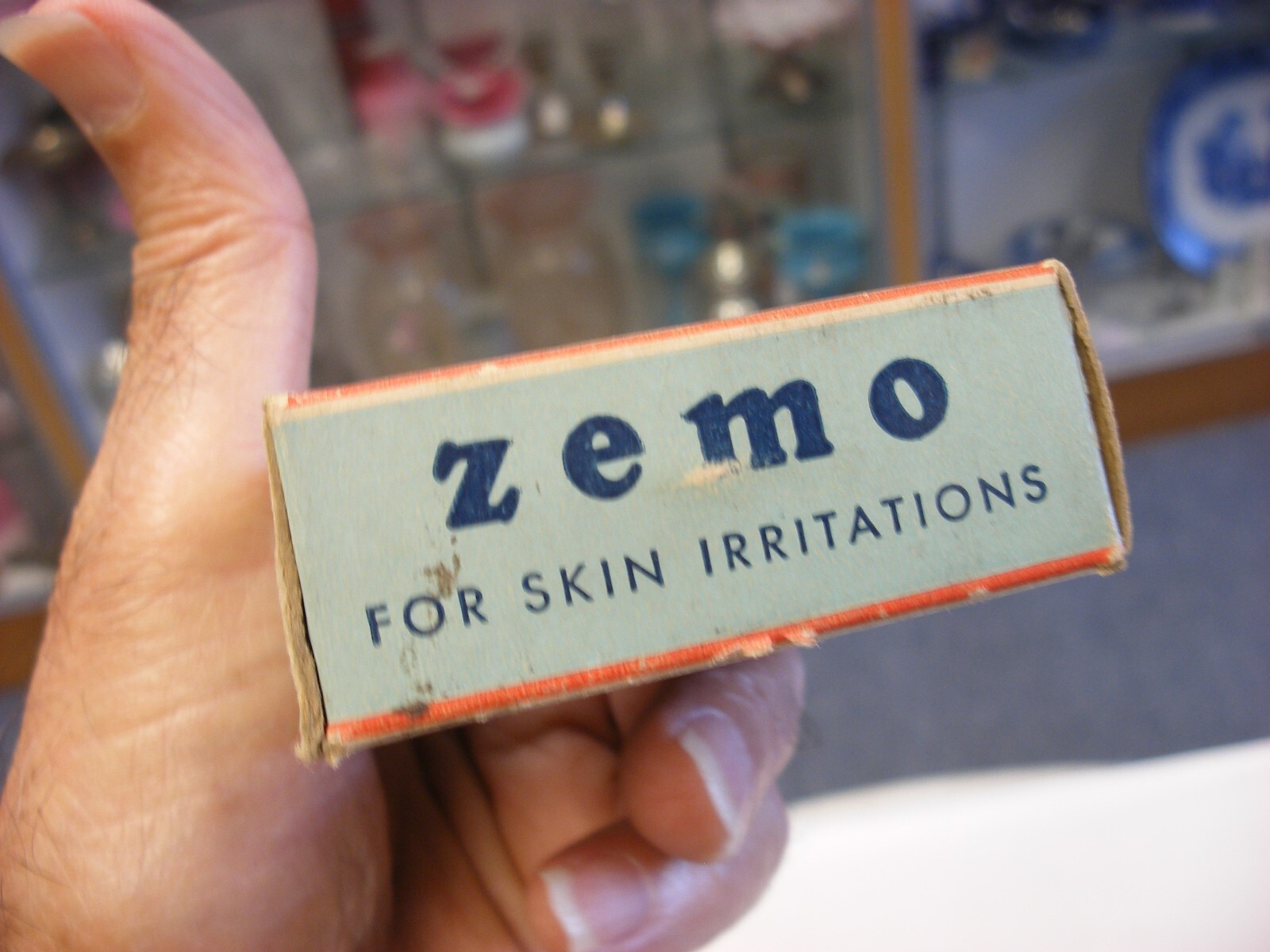 Vintage Medical Remedy Pharmacy Quack Cure – Zemo Ointment – Empty