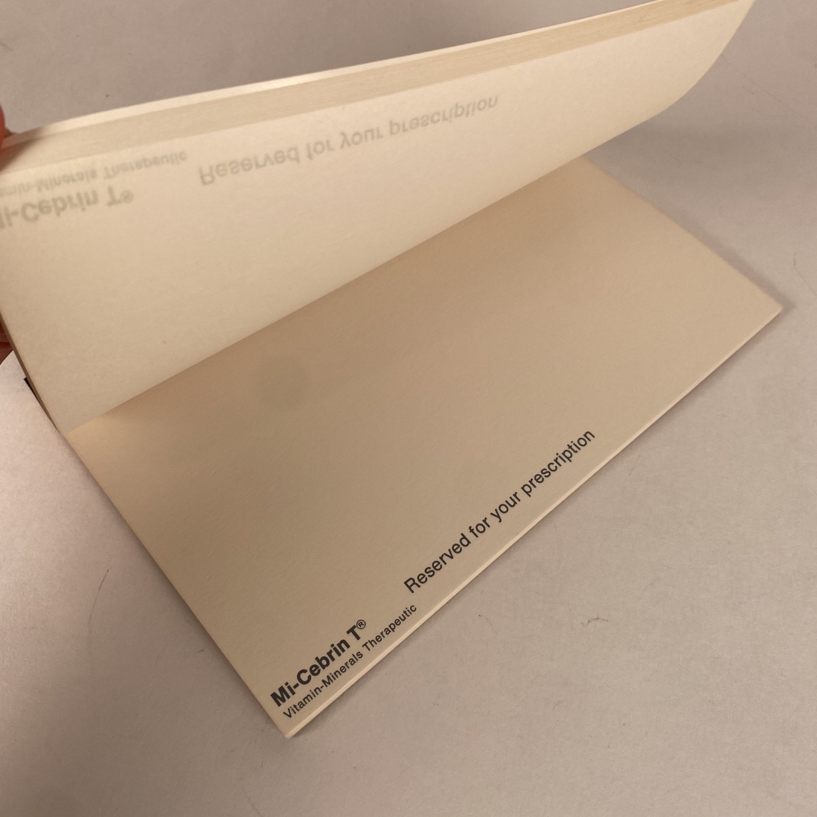 Vintage Pharmaceutical Eli Lilly Mi-Cebrin T Multivitamin-Mineral Tablet Notepad