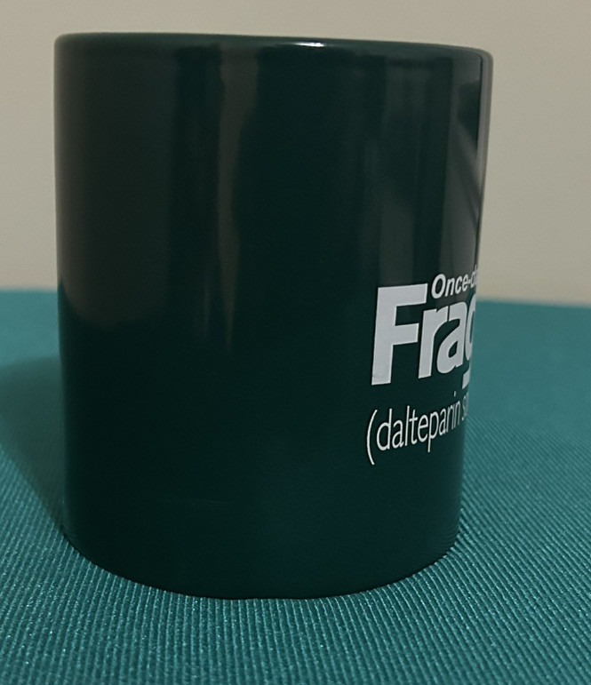 Green Fragmin Pharmaceutical Ceramic Coffee Mug