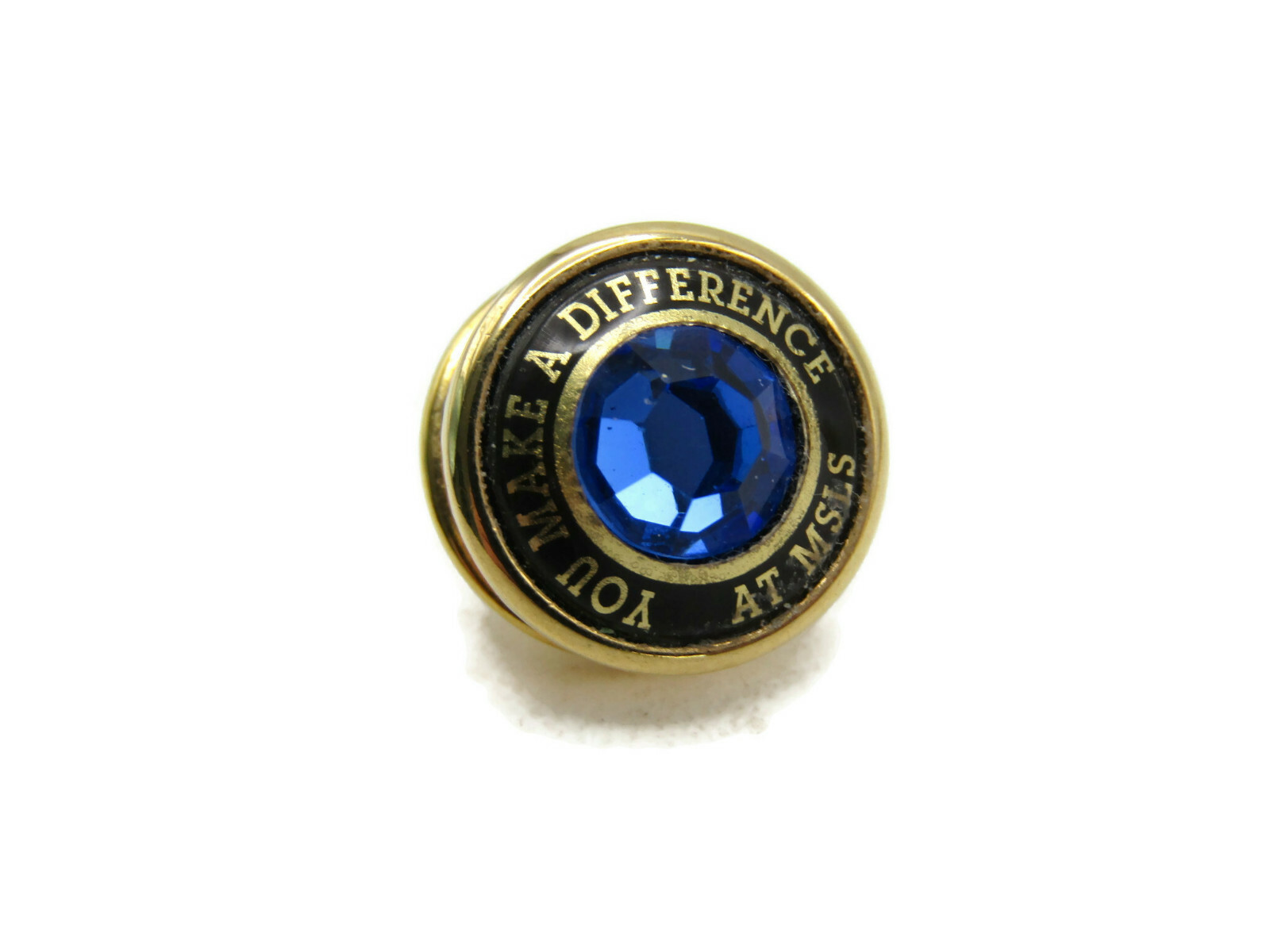 MSLS Medical Science Liaison Society Pin Blue Rhinestone ‘You Make A