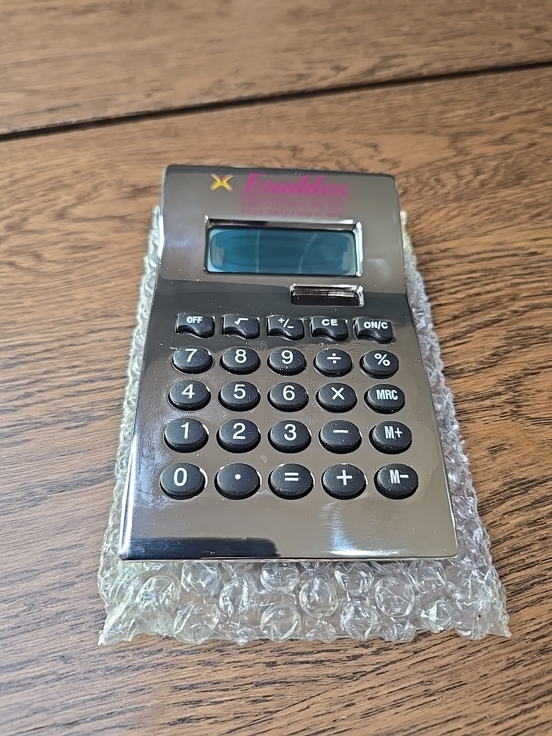 Enablex Calculator Drug Pharmaceutical Advertising Promotional Works