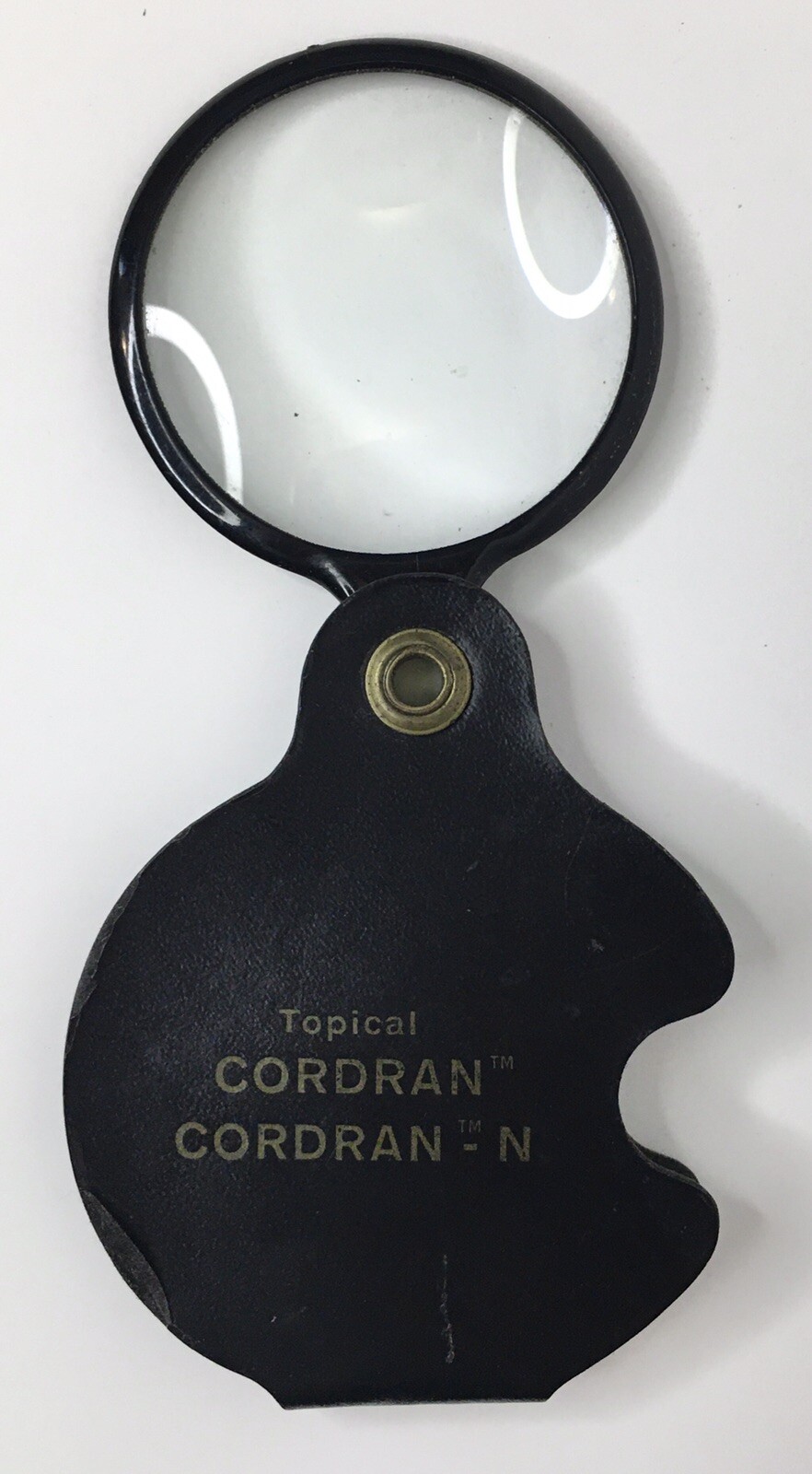 LILLY Cordran Haldrone Vintage Magnifying Glass Promotional Pharmacy