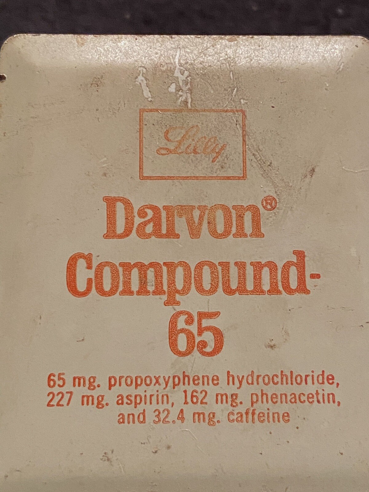 2 Vintage DARVON COMPOUND 65 MAGNETIC PAPER CLIPS-Pharmaceutical Promotions