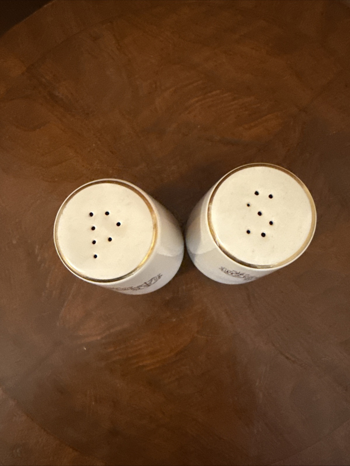 Crestware Owens Illinois Pharmacist RX Dr Caduceus Medical Salt & Pepper Shakers