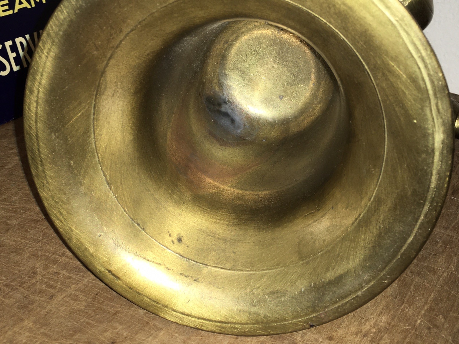 Vintage 1978 Eli Lilly Keflex “100” Brass Mortar & Pestle