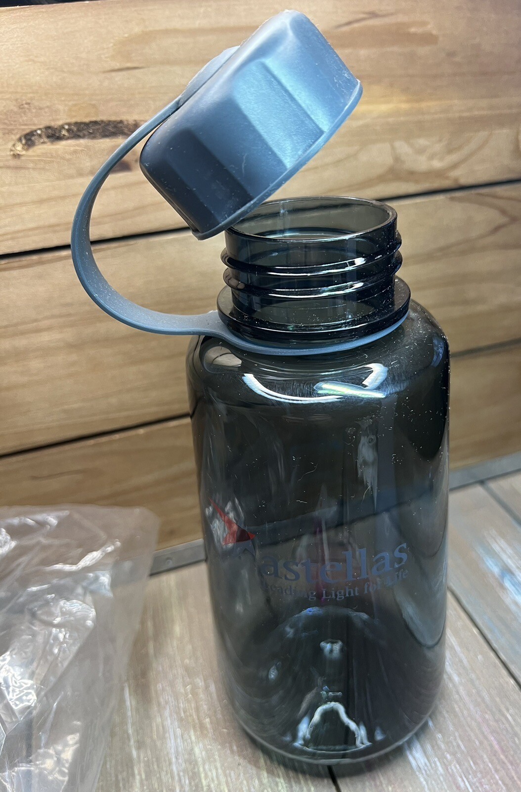 Drug Rep Astellas Pharmaceutical Water Drink Bottle Tumbler With Lid Plastic 8”