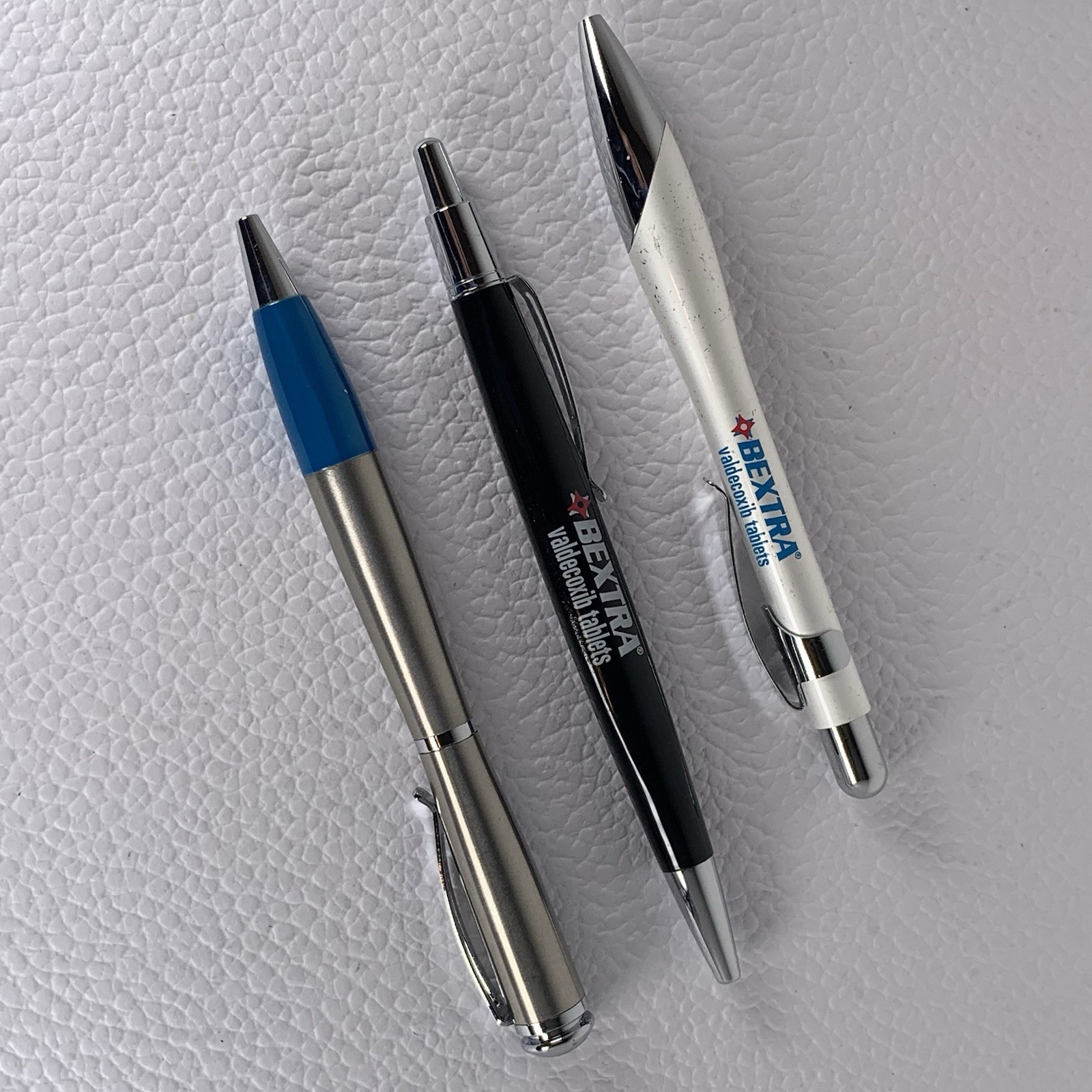 Celebrex Bextra Heavy Metal Pen Drug Rep Pharma Promo Original Owner Lot Of 3