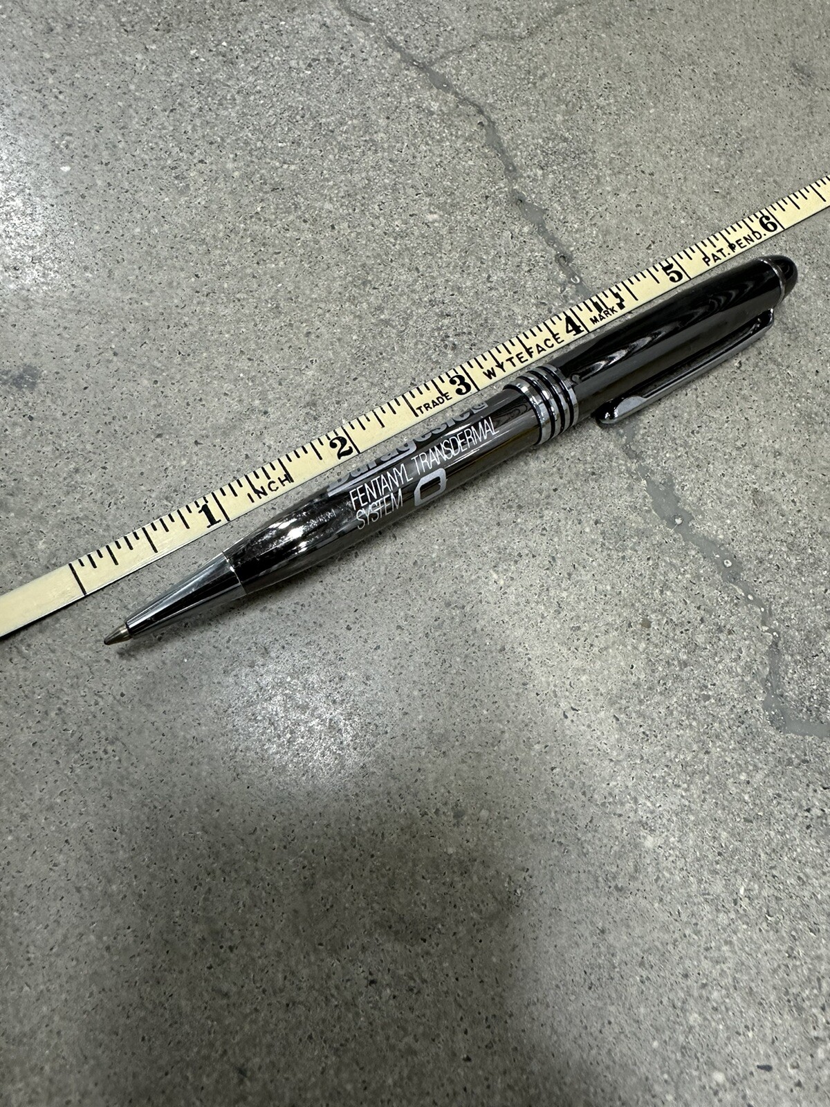 Duragesic FENTANYL Transdermal System Class 2 Narcotic Pharma Promo Grey Pen