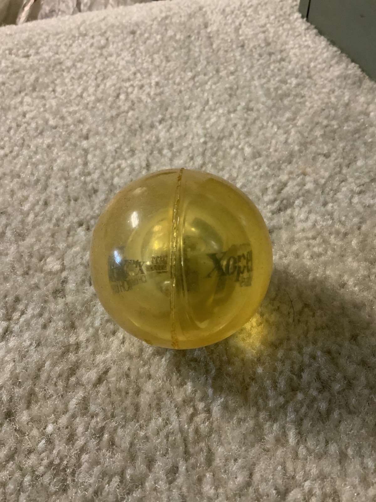 Vintage Xopenex Pharmaceutical Advertising Clear Rubber Bouncy Ball Rare