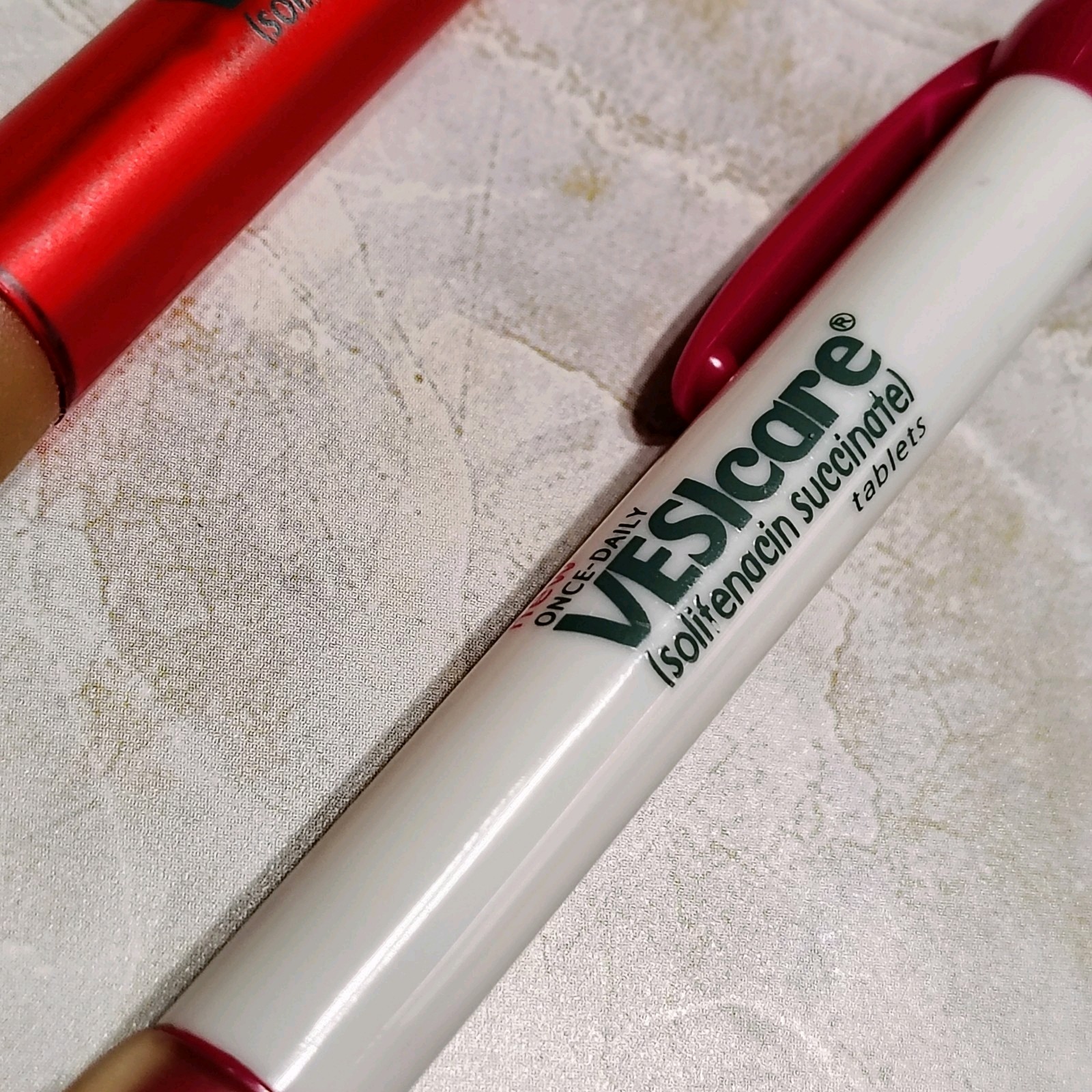 HTF Translucent Vesicare Pharmaceutical Drug Rep Lot of 3 Pens Medical