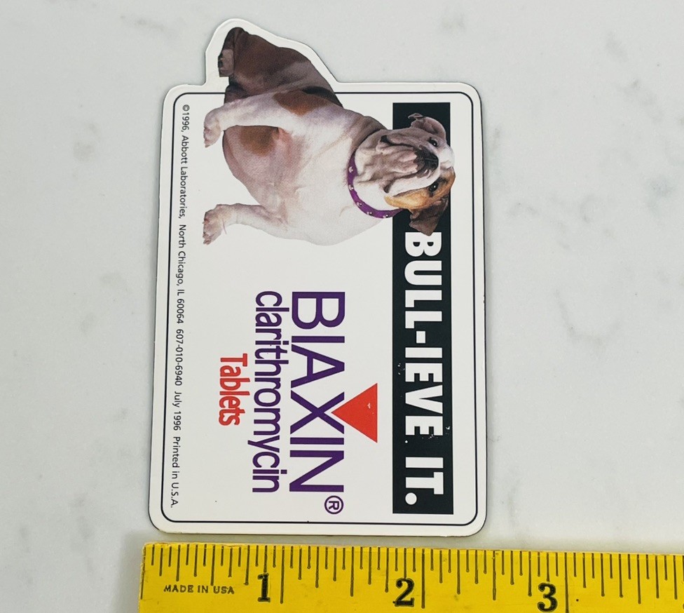 Pharmaceutical Drug Rep Lot Biaxin Magnets & Magnetic Clips + Ultracet Cold/Hot