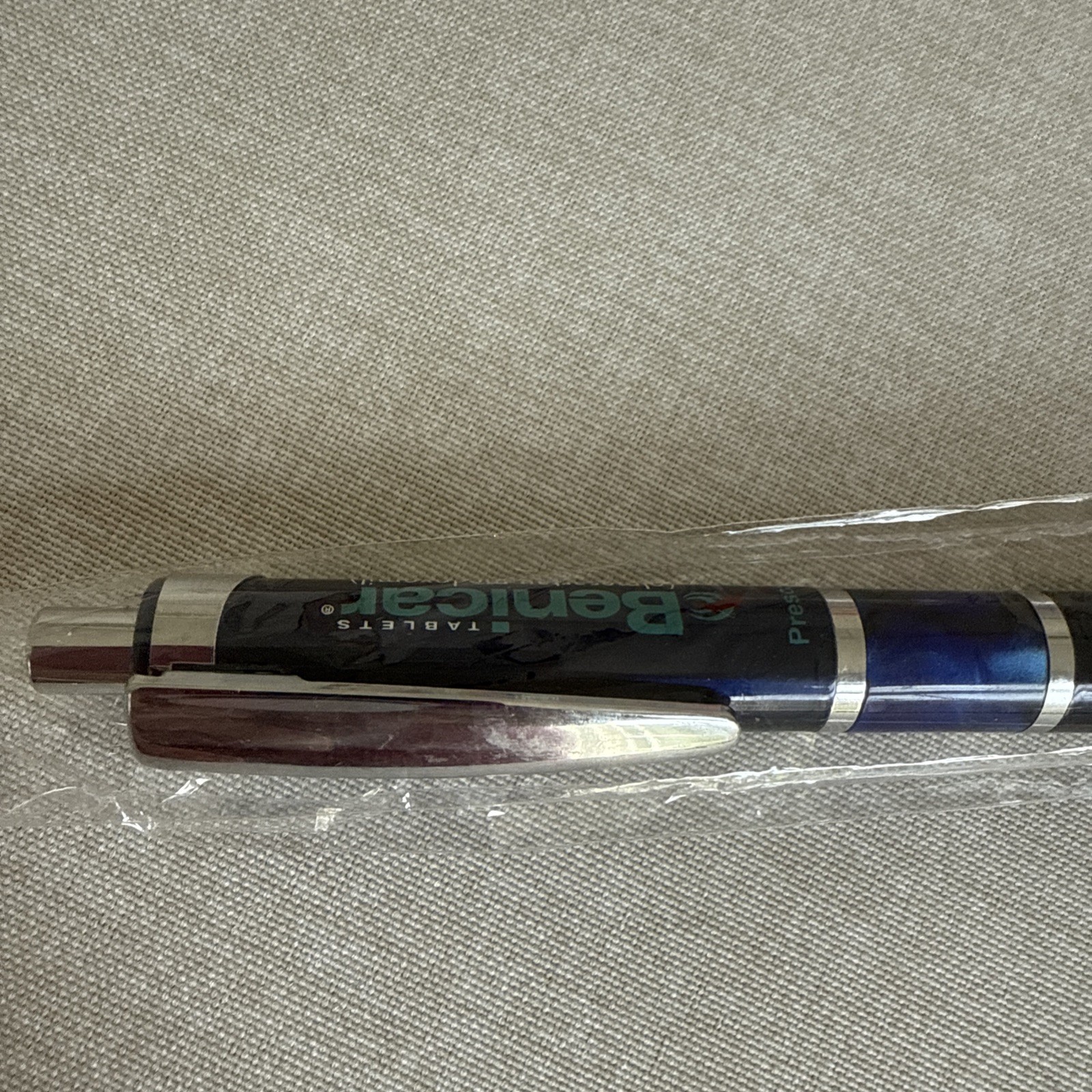 Beautiful Heavy Metal Benicar Pharmaceutical Drug Rep Pen Medical Mint Writes
