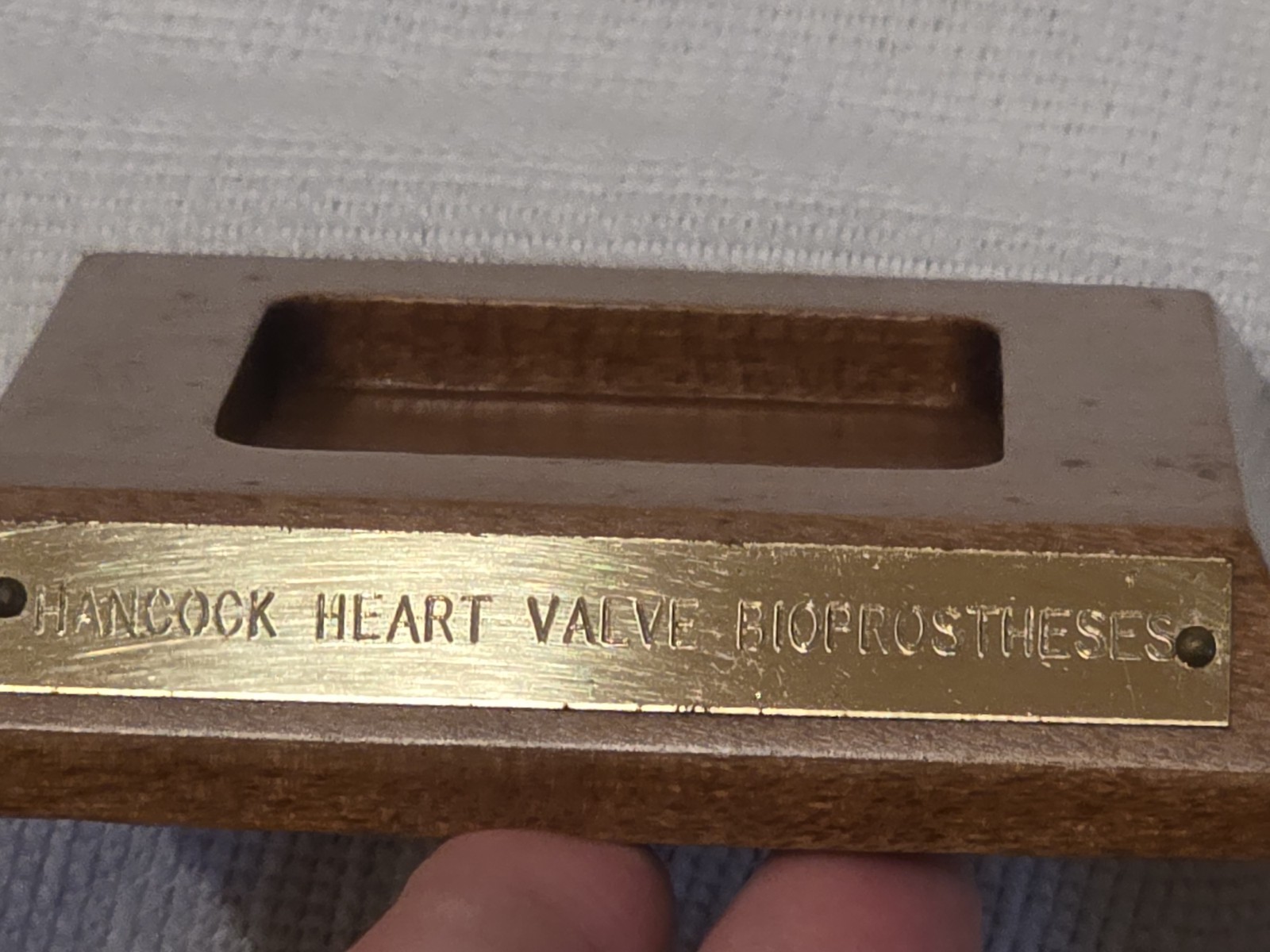 Vintage Hancock Heart Valve Bioprosthesis Display