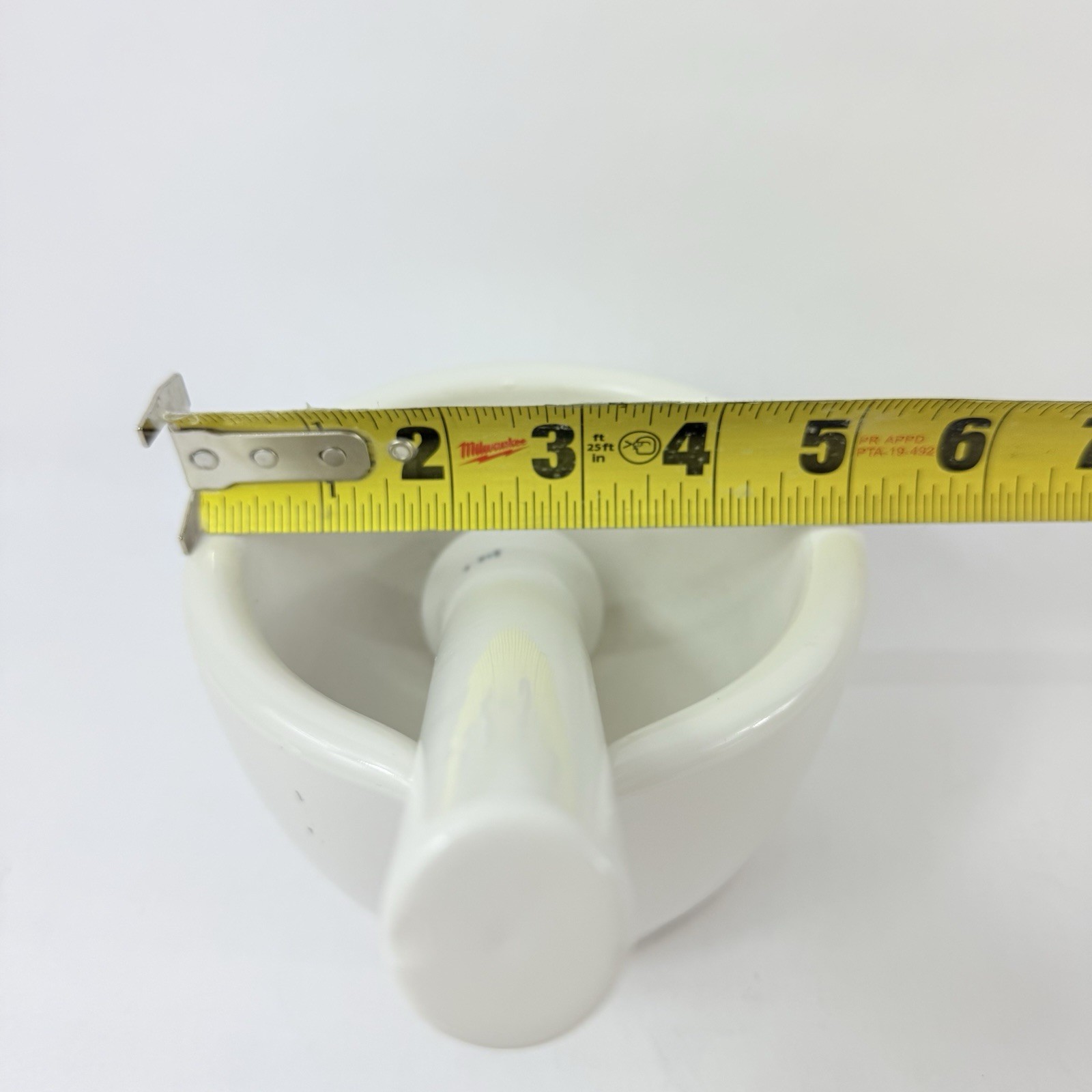 COORS Large White Porcelain Mortar & Pestle Set #5202 F41 #5203 F40 USA VINTAGE