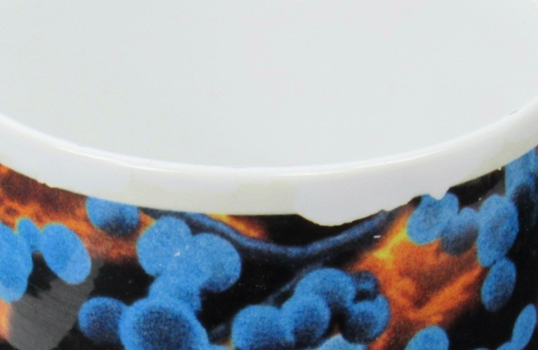 Diflucan Mug Drug Rep Pharmaceutical Promo Advertising Colorful Fungus Design
