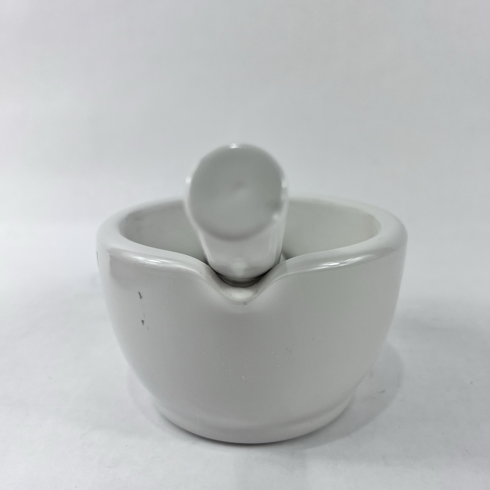 COORS Large White Porcelain Mortar & Pestle Set #5202 F41 #5203 F40 USA VINTAGE