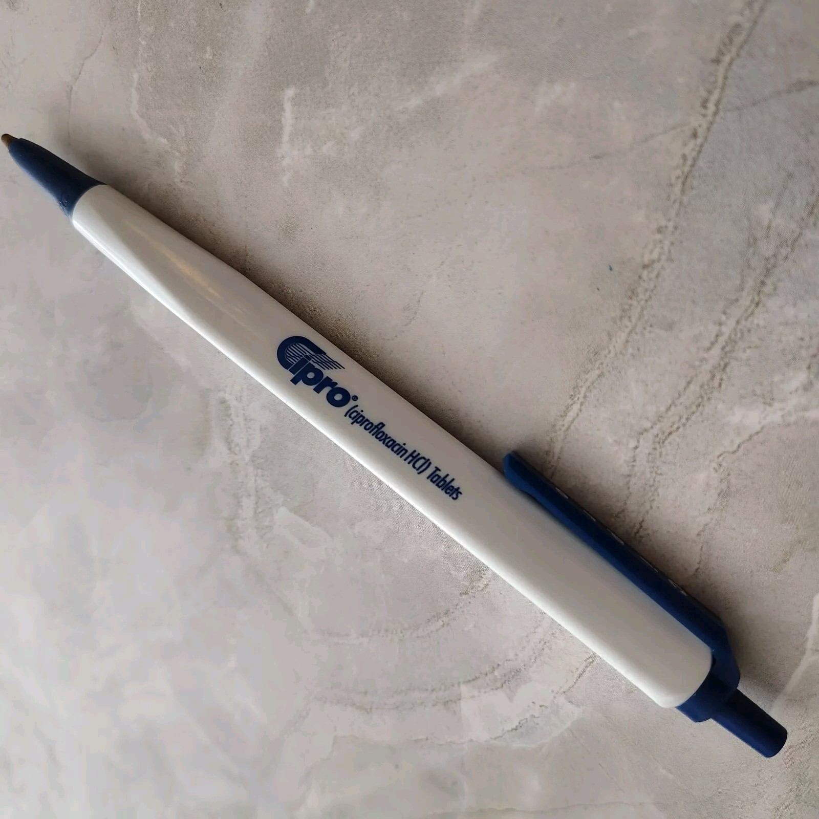 HTF CIPRO I.V. PEN Pharmaceutical Drug Rep Pen Vintage Retro Rare