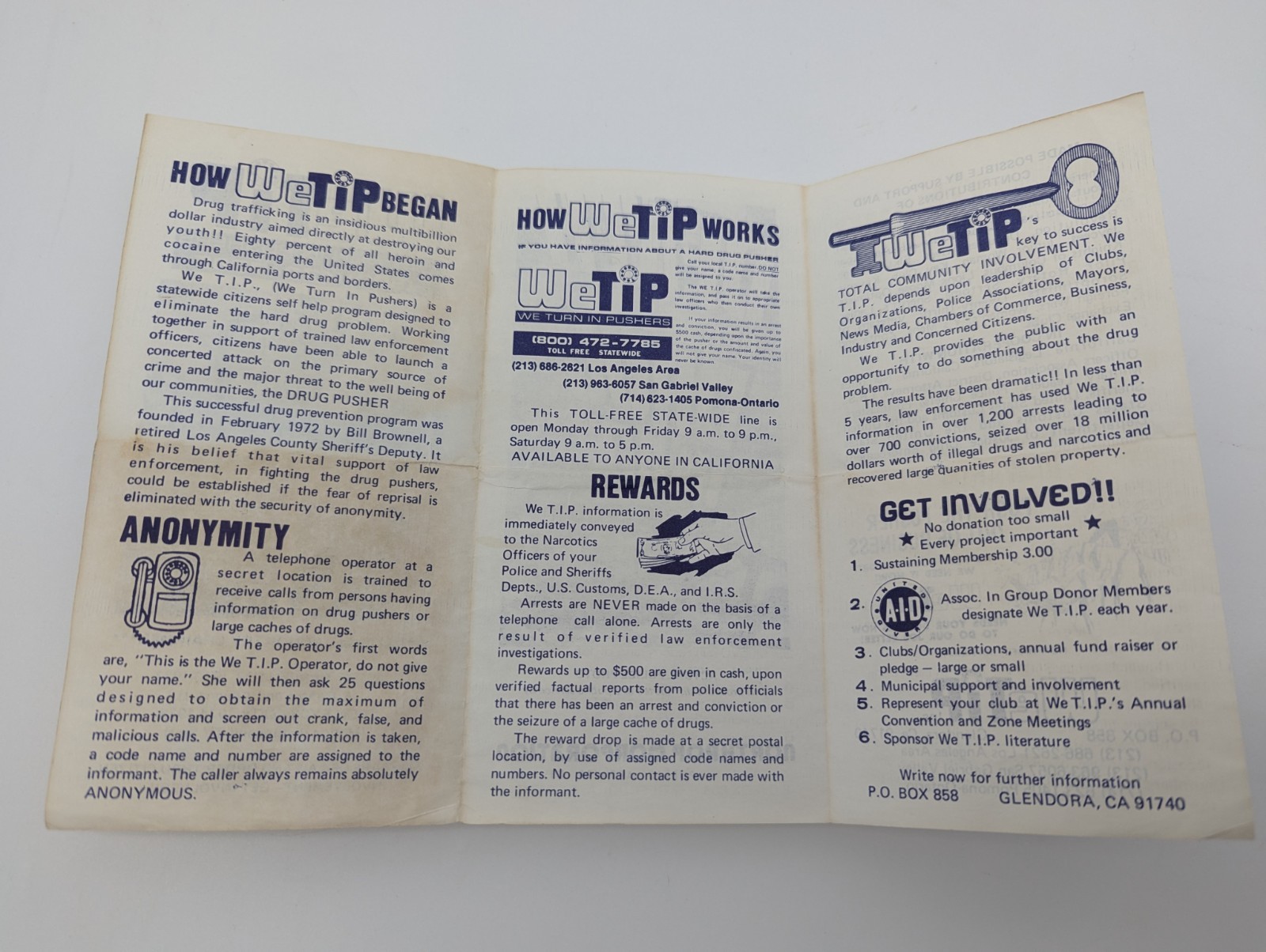 1970’s We Tip Iron Eyes Cody & Parents Guide to Marijuana