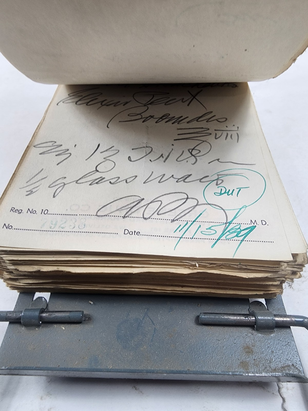 Prescription Atlas Rx Pad Paper Apothecary Druggist Pharmacy Medicine 1939 1940