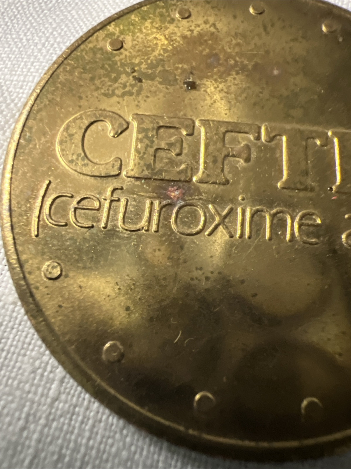 Commemorative Coin SELMAN ABRAHAM WAKSMAN 1988-1973 CEFTIN (cefuroxime axetil)