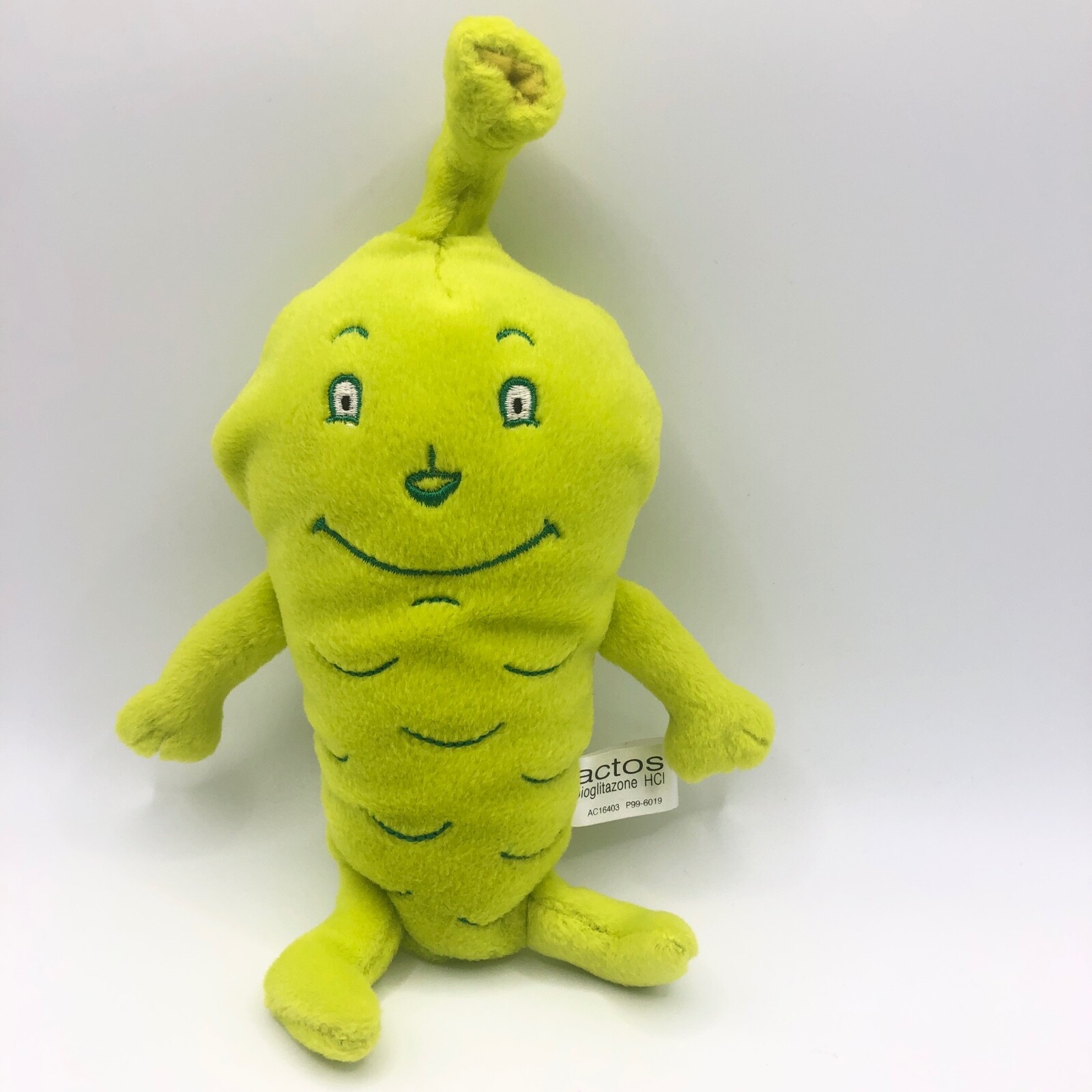 Actos Drug Rep Diabetes Plush Stuffed Beanies Science Toy-Steven Smith-Set of 3