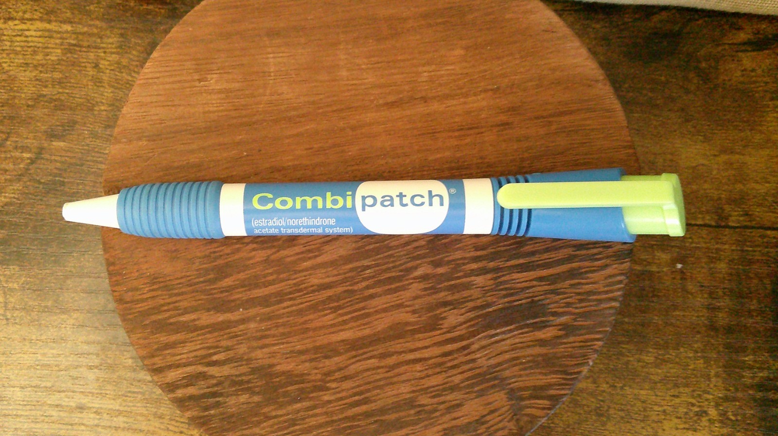 CombiPatch Black Ink Pen Pharmaceutical Promotion Drug Rep Medical Advertising
