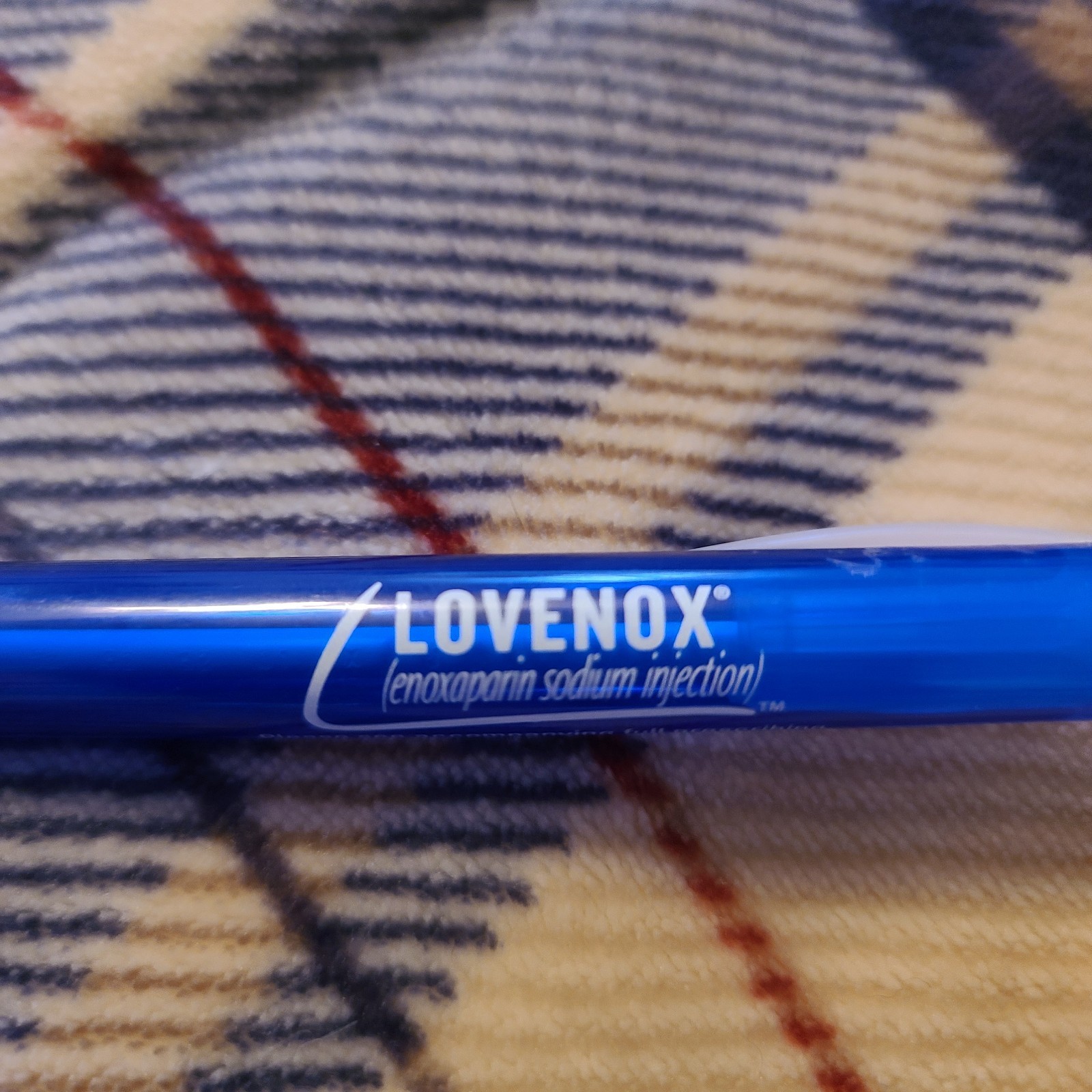 Lovenox Pharmaceutical Drug Rep Pen, Medical, Black Ink, Collectible Works