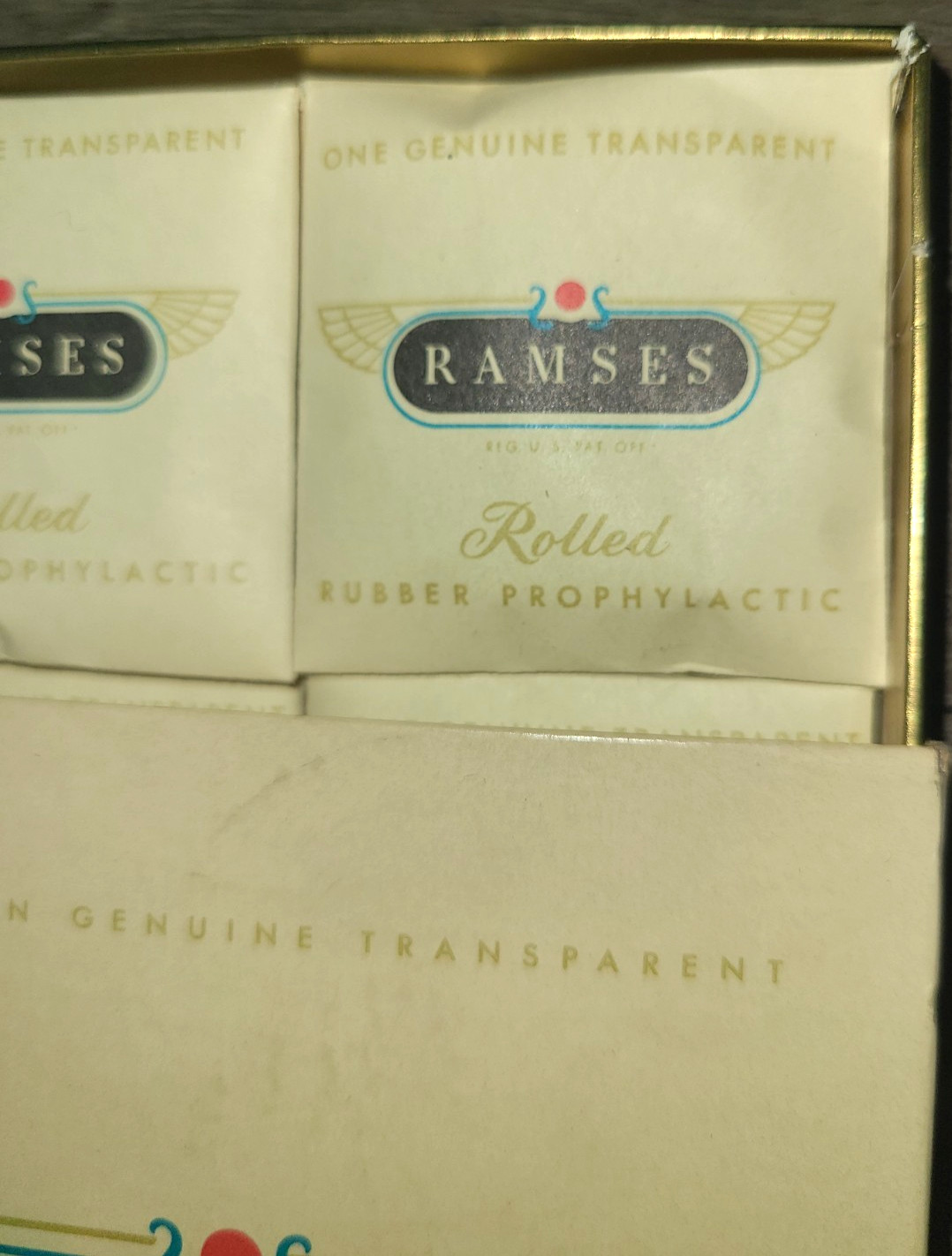 Vtg condoms, mixed lot – Ramses, Fourex Natural Skins, Seal tite prophylactic