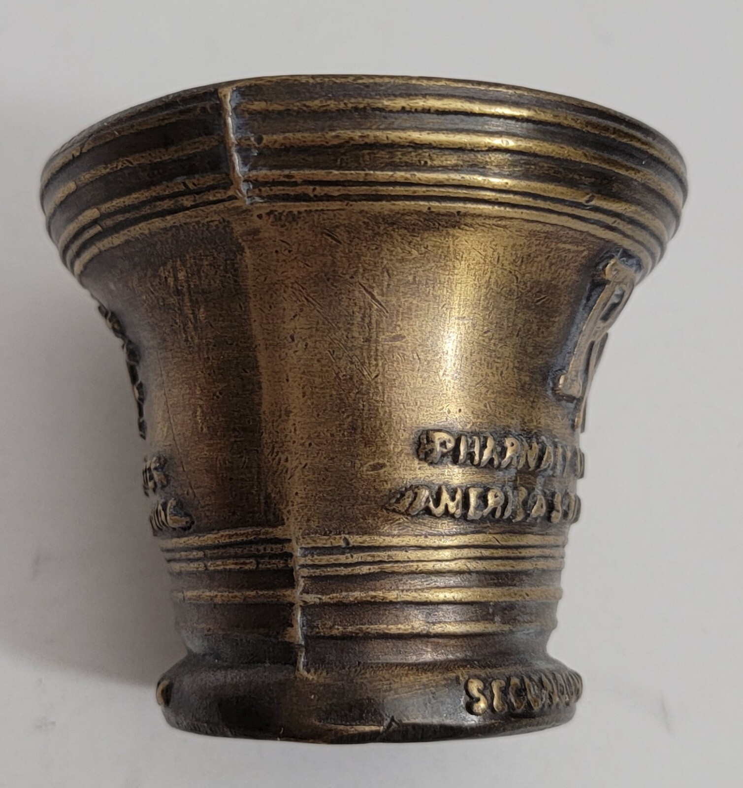 Vintage Pharmacy Rx Mortar Only Bicentennial 1976 Celebration Liberty Bell Heavy