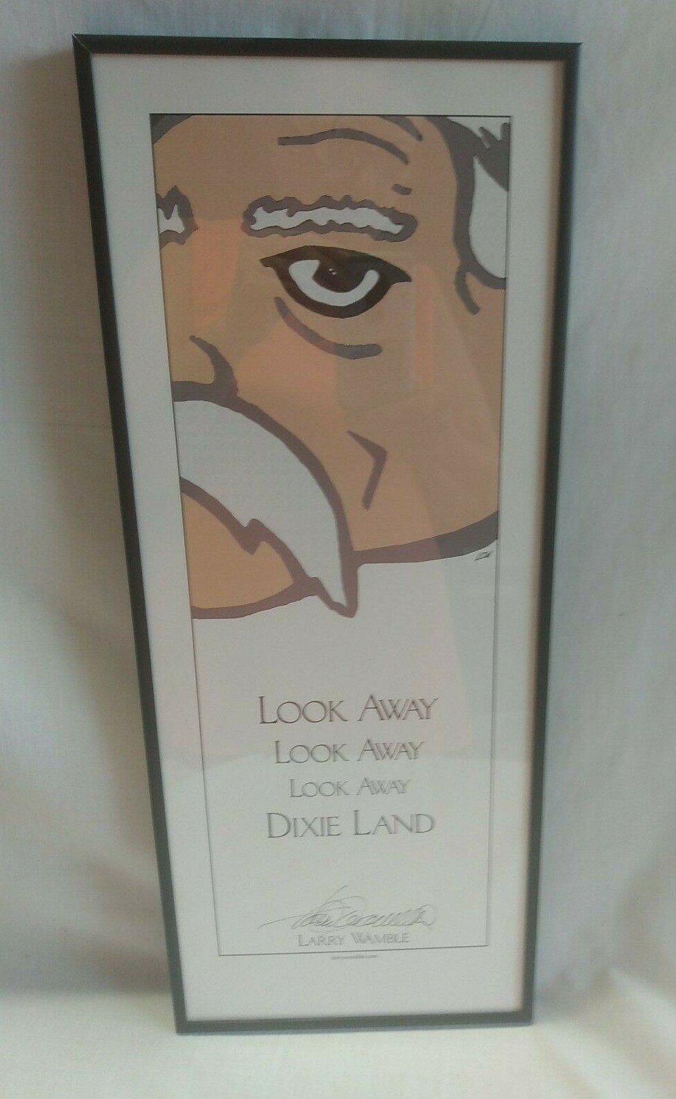 Larry Wamble Framed Dixie Land Signed Print