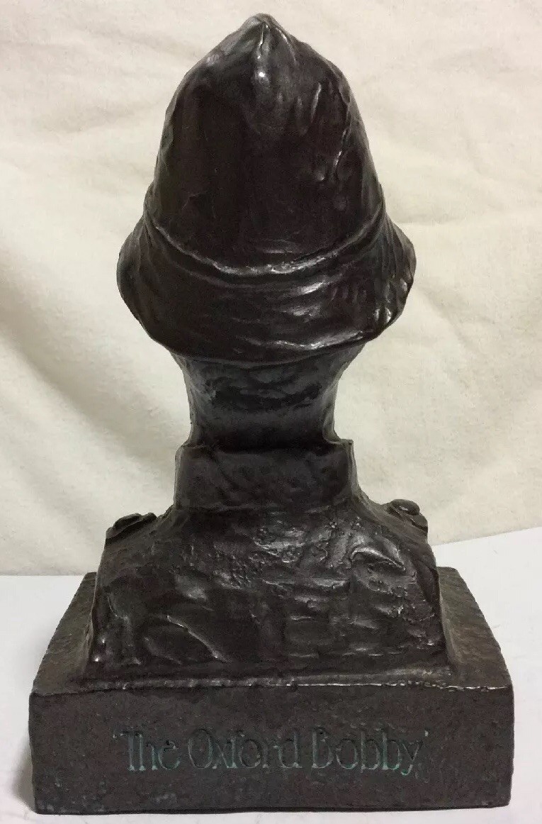 Vintage The Oxford Bobby Bust Statue Bristol Laboratories 1977 Tegopen Syracuse