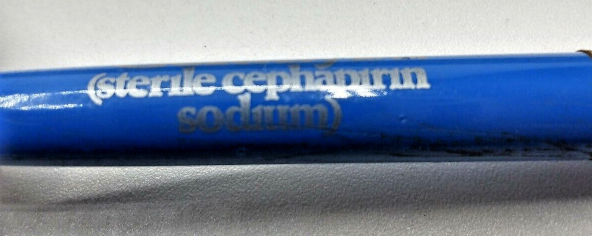 CEFADYL CEPHAPIRIN Pharmaceutical Drug Rep Pen Vintage Retro Rare