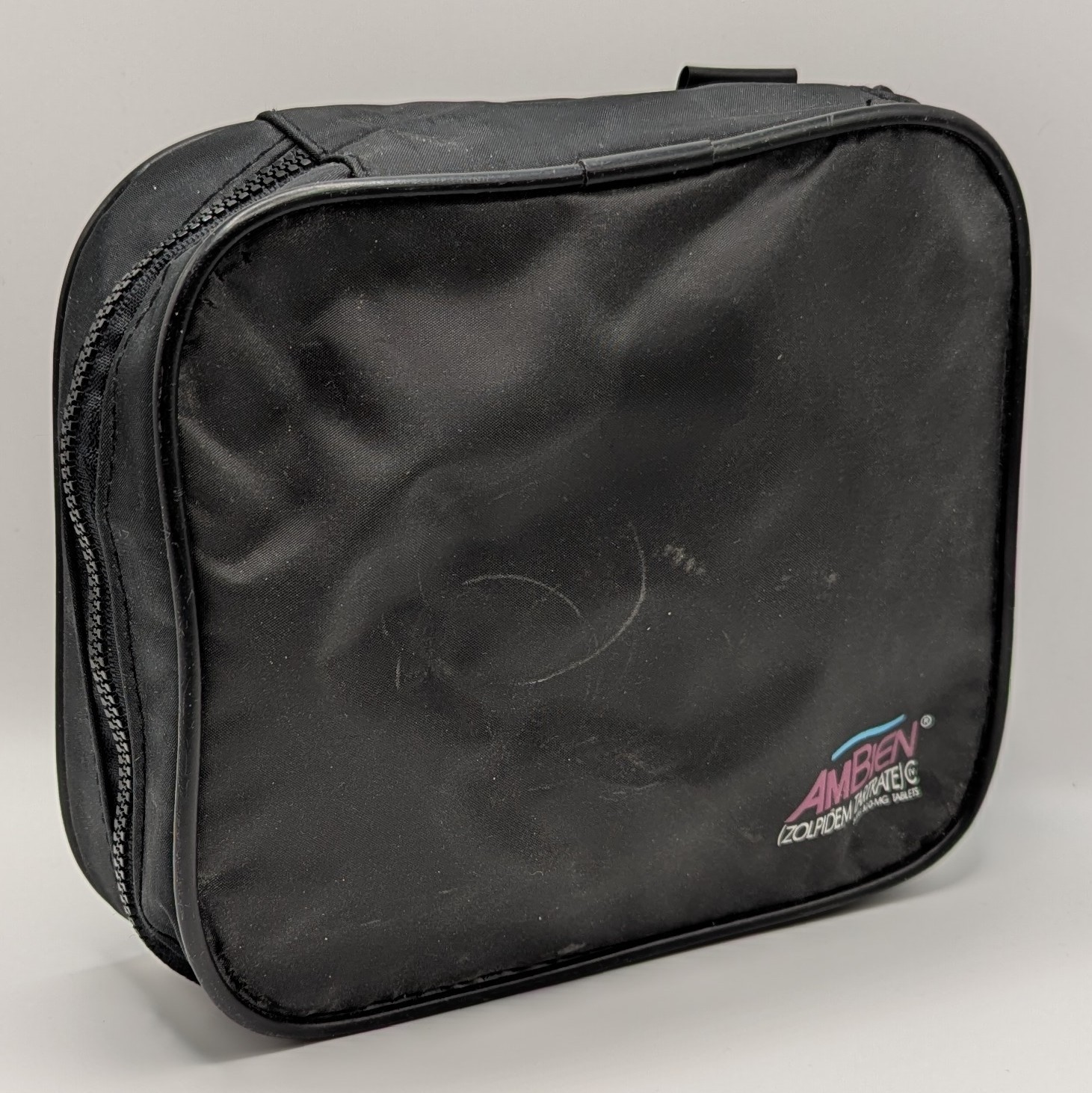 Drug Rep Promo Travel Pouch Zipper Bag Ambien Pharmaceutical Advertising